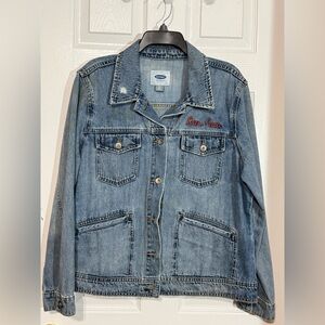 Old Navy Denim Jacket XL Classic Blue Jean Jacket Light Wash